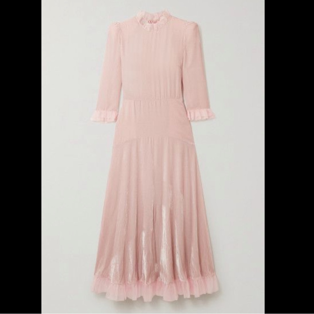 Philosophy Di Lorenzo Serafini Velvet Midi Dress